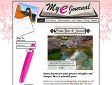Tablet Screenshot of myejournal.com